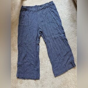 Time and Tru Navy Striped Trousers